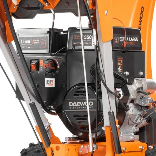 Снегоуборщик гусеничный бензиновый Daewoo DAST 1370 EFI с инжекторным двигателем, 13 л.с., 9560 Вт, Оранжевый/Серый детальное изображение - 7