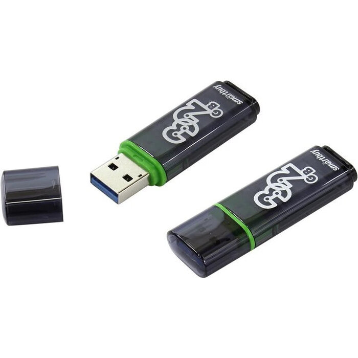 USB Flash накопитель SmartBuy Glossy Dark (SB32 ГБGS-DG) 32 ГБ, черный №1