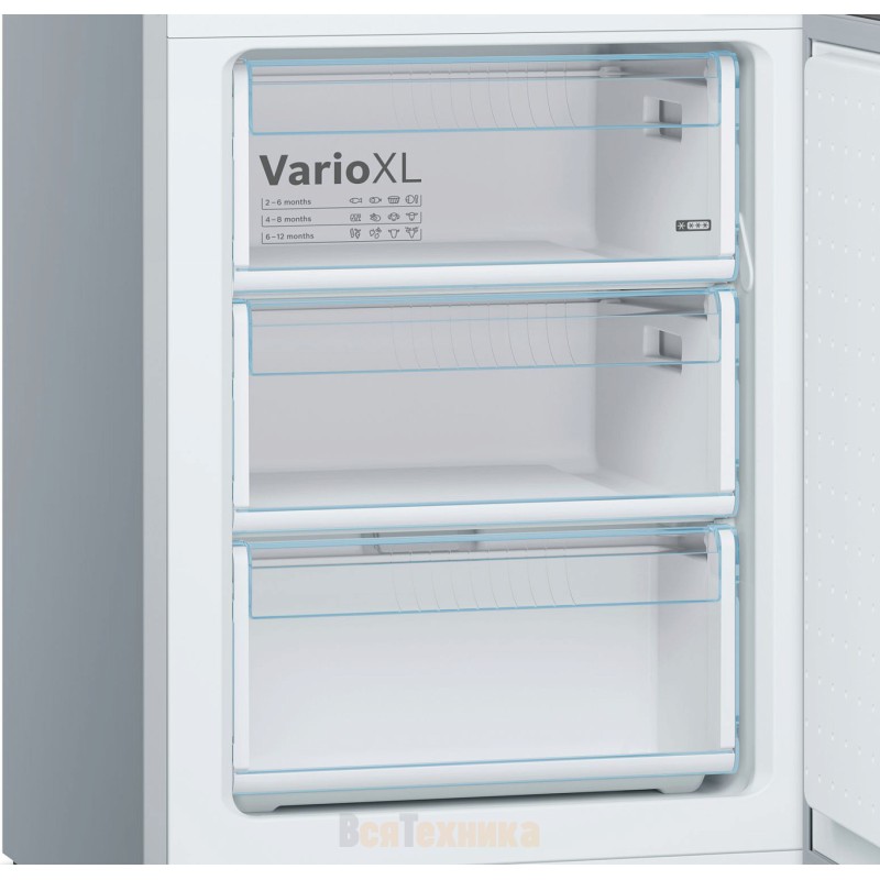 Холодильник Bosch KGV36XL2AR, Серебристый детальное изображение - 5