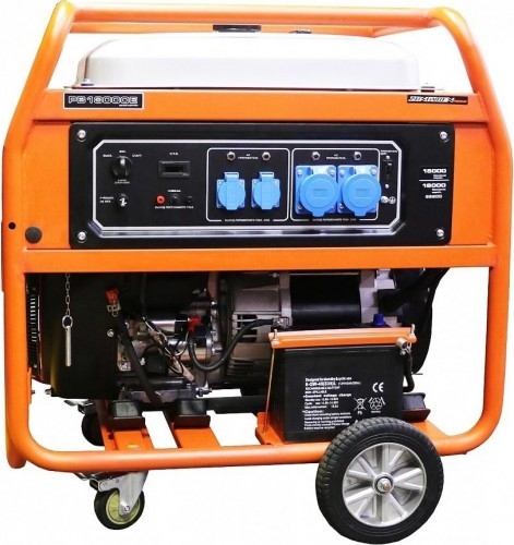 Генератор бензиновый ZONGSHEN PB 18000 E 1T90DF180, 15 кВт, Оранжевый детальное изображение - 2