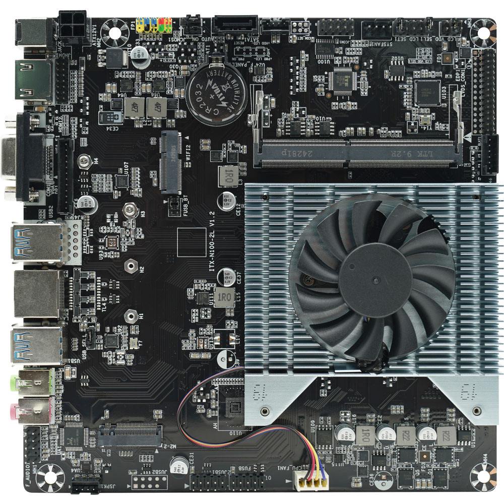 Материнская плата AFOX AFMIN100-1L-V2 + Intel N100 onboard детальное изображение - 1