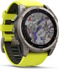 Смарт-часы Garmin Fenix 8 Solar Sapphire, 51 мм, титановый серый с желтым ремешком вариант - 3