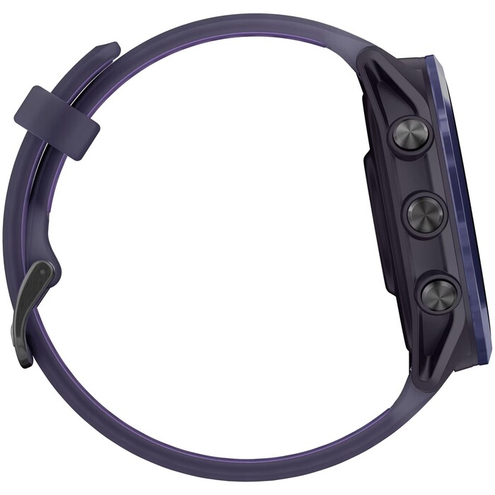 Умные часы Garmin Forerunner 570 47 мм, Темно-серый, алюминиевый безель цвета индиго, пурпурный/индиго ремешок №4