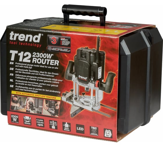 Фрезер Trend T12EK/EURO, 2300 Вт, Черный детальное изображение - 6
