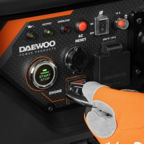 Генератор бензиновый DAEWOO GDA 11000DPEi-3 DUAL POWER, 10 кВт, Оранжевый детальное изображение - 10