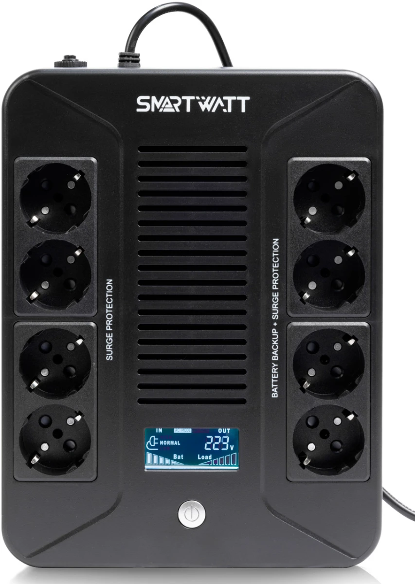 ИБП SMARTWATT UPS SAFE PRO 600 LCD детальное изображение - 1