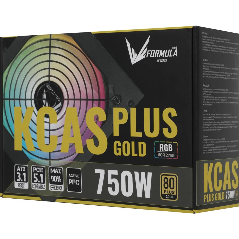 Блок питания Formula KCAS-750G PLUS Gold, 750 Вт детальное изображение - 7