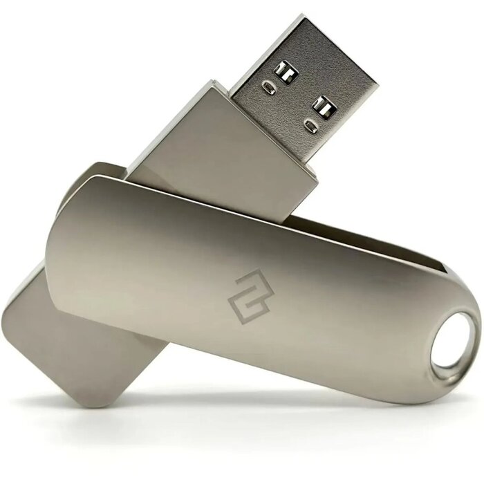 USB Flash накопитель Digma DRIVE3 (DGFUL256A30SR) 256 ГБ, серебряный №1