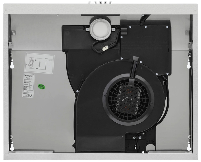 Вытяжка Krona ERMINA 600 inox PB, Нержавеющая сталь №7