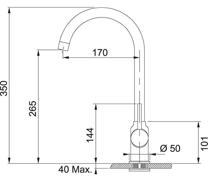 Смеситель Franke Pola 115.0622.942 №6