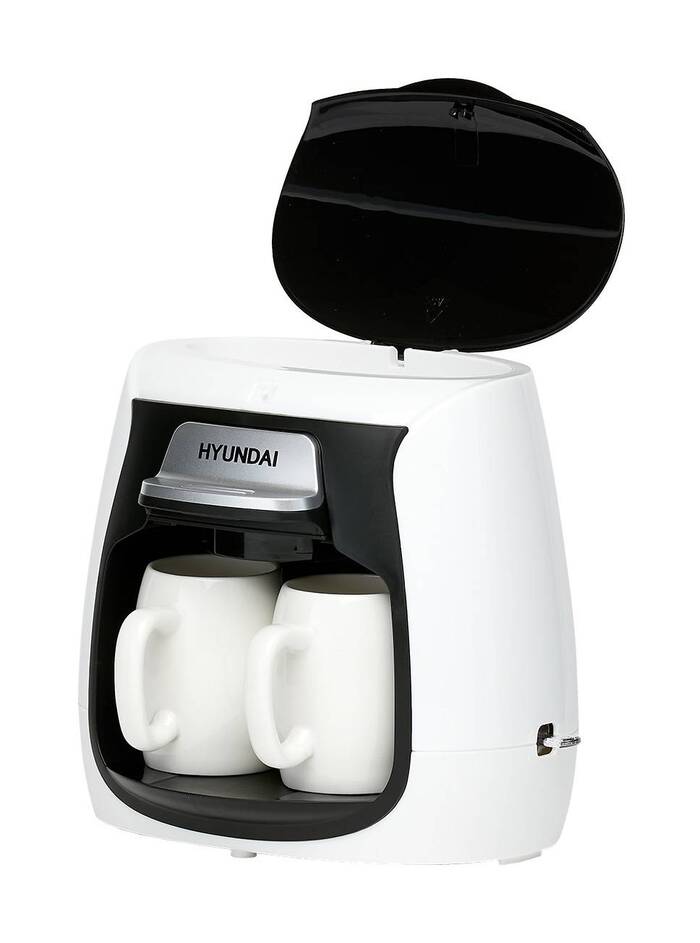 Кофеварка капельная Hyundai HYD-0204, Белый №3