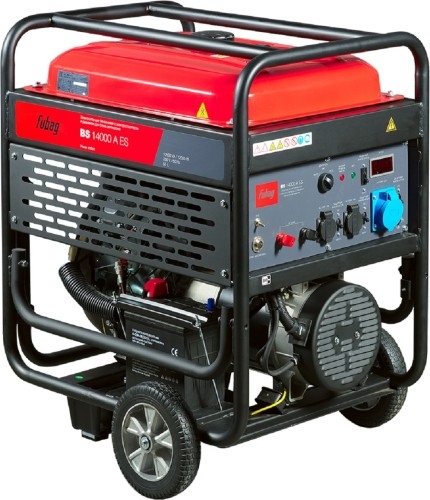 Генератор бензиновый FUBAG BS 14000 A ES 641055, 12 кВт, Красный детальное изображение - 1