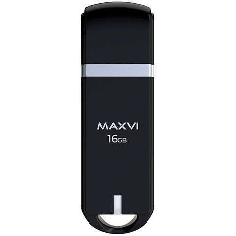 USB Flash накопитель MAXVI P3 16 ГБ, черный детальное изображение - 3