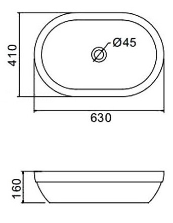 Умывальник Gappo GT301  детальное изображение - 2