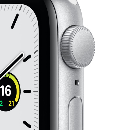 Смарт-часы Apple Watch SE 2021 44 mm Aluminum Case Silver, Серебряный, Sport Band детальное изображение - 3
