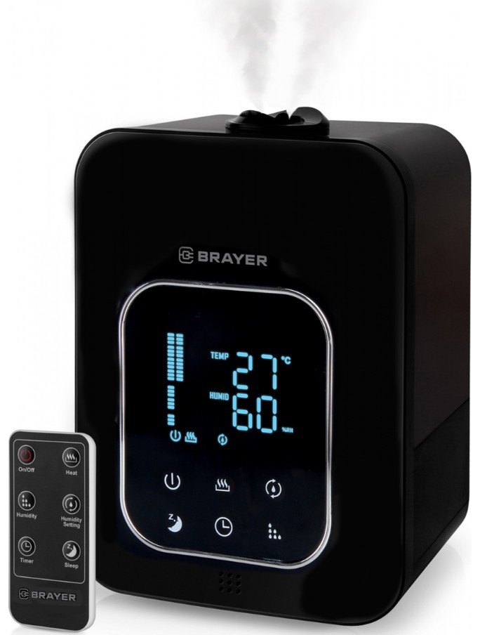 Увлажнитель воздуха Brayer BR4703, Черный детальное изображение - 2