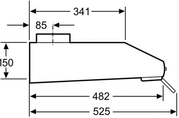 Вытяжка Bosch DHU 665 C, Серебристая детальное изображение - 3