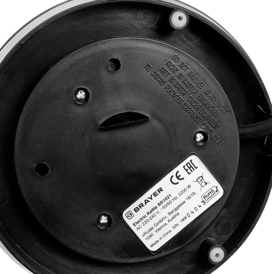 Электрический чайник Brayer BR1021 1.7 л, Черный детальное изображение - 10