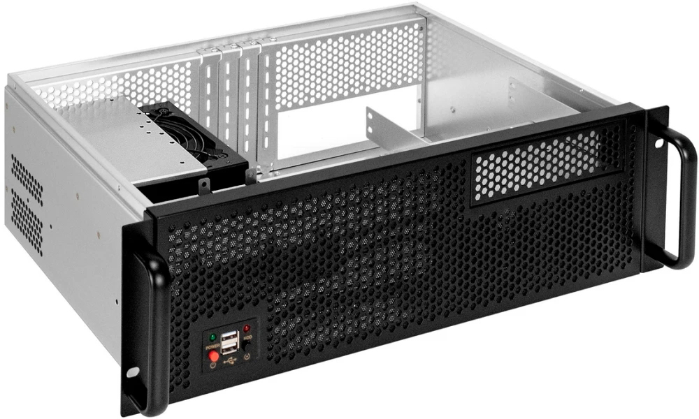 Серверный корпус ExeGate Pro 3U300-03/1100PPH-SE, 1100 Вт, Черный детальное изображение - 2