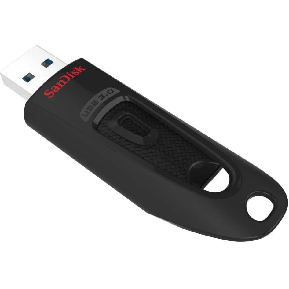 USB Flash накопитель SanDisk Ultra (SDCZ48-128G-U46) 128 ГБ, черный детальное изображение - 1