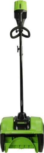 Снегоуборщик (электролопата) аккумуляторный Greenworks GD60SS 60V, без АКБ и ЗУ 2602607, 60 В, 1400 Вт, Зеленый/Черный детальное изображение - 2