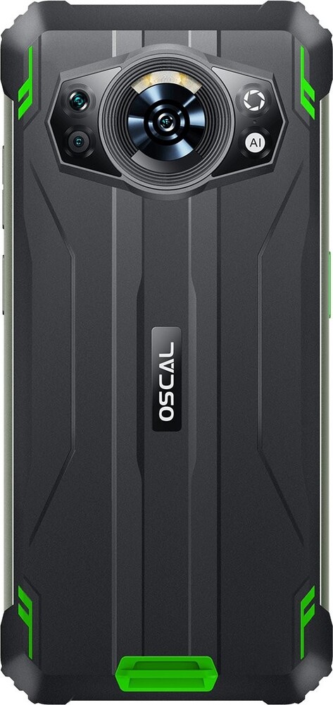 Смартфон Oscal S80 6/128 Гб, Зеленый, Dual nano SIM детальное изображение - 3