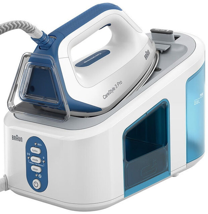 Утюг с парогенератором Braun CareStyle 3 Pro IS 3157, Синий №1