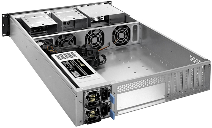 Серверный корпус ExeGate Pro 2U650-06/2U2098L/Redundant 2x1000W, 1000 Вт, Черный №5