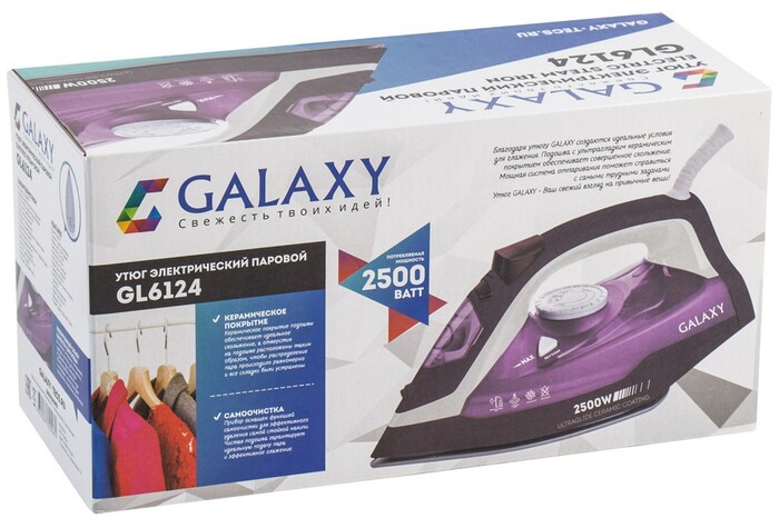 Утюг Galaxy GL 6124, Фиолетовый №6