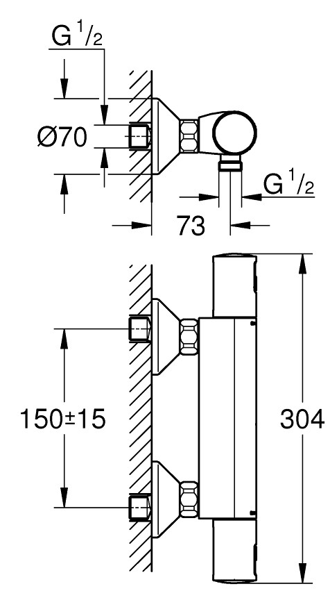 Смеситель Grohe Precision Start 34594000 детальное изображение - 3