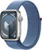 Умные часы Apple Watch Series 9 Silver Aluminium, Blue Sport Loop 45 мм, Зимний синий вариант - 1