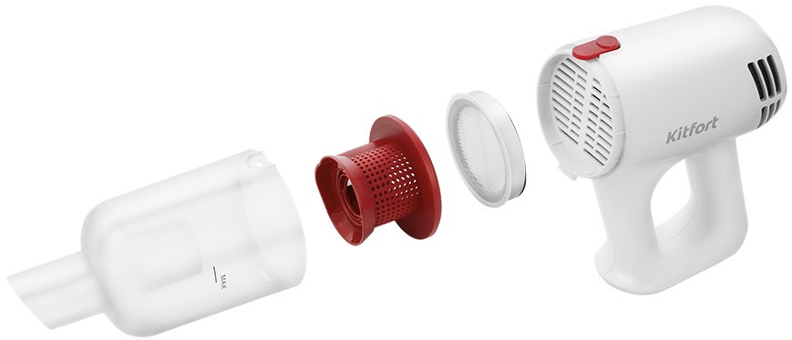 Пылесос KITFORT KT-583, Белый детальное изображение - 4