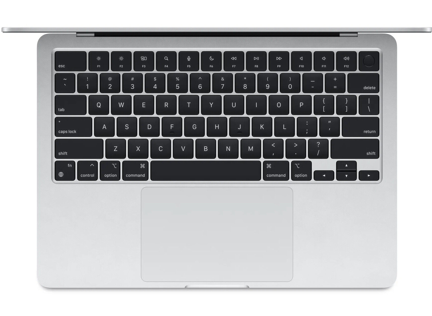 Ноутбук Apple MacBook Air 13 2024 на M2, RAM 16 ГБ, Silver, SSD 256 ГБ, Apple graphics 8-core детальное изображение - 2