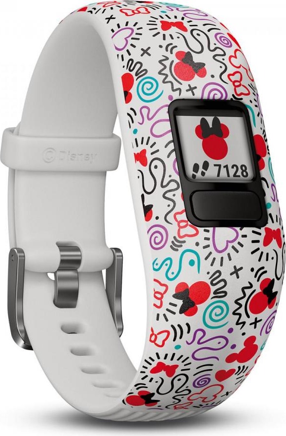 Фитнес-браслет детский Garmin Vivofit Jr 2, Minnie Mouse Band, 11 мм, Белый детальное изображение - 3