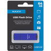 USB Flash накопитель MAXVI MP2 64 ГБ, синий вариант - 4