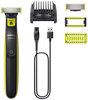 Триммер для лица и тела Philips OneBlade QP2824/20, Черный/Зеленый вариант - 1