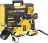 Аккумуляторная дрель-шуруповерт Hanskonner HCD1865BLI, 18 В, 65 Нм, 2,4 А·ч  вариант - 2