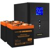 ИБП ExeGate SineTower SZ-2000.LCD.AVR.3SH.1C13.USB + 2x HRL 12-55 (55Ач) вариант - 1