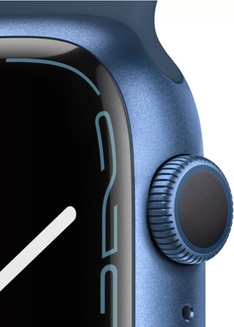 Умные часы Apple Watch Series 7 Aluminum, 45 мм, Синий детальное изображение - 3