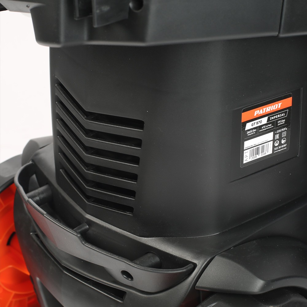 Мойка высокого давления PATRIOT GT 970 Imperial, 2.6 кВт, 170 бар, Оранжевый/Черный детальное изображение - 7