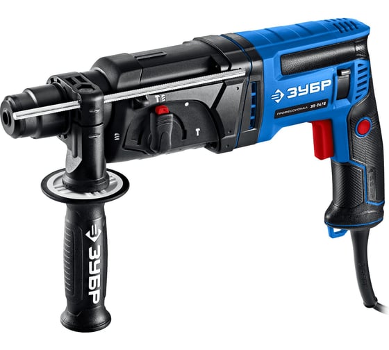 Перфоратор ЗУБР Профессионал SDS Plus 24 мм ЗП-2470, 780 Вт, 2,7 Дж, 0-4500 уд/мин детальное изображение - 1