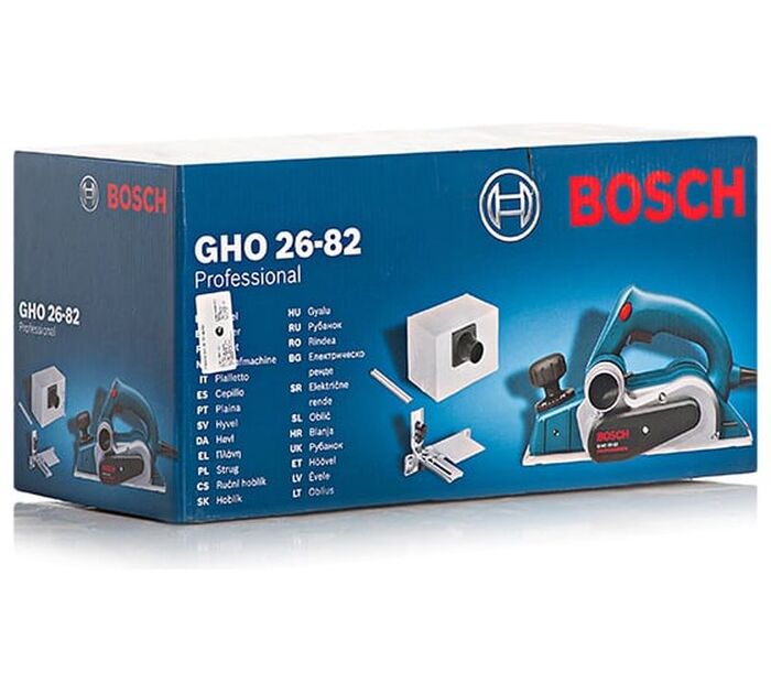 Электрический рубанок Bosch GHO 26-82 0.601.594.103, 710 Вт,  Синий №3