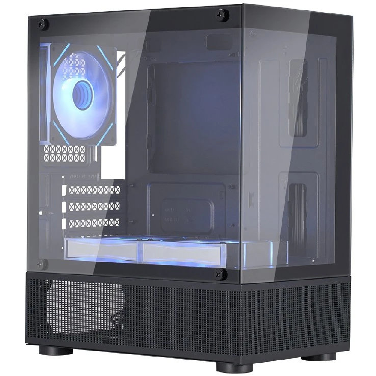 Корпус 1STPLAYER MIKU Mi2-A ARGB (Mi2-A-BK-2FC7R-1FC7), Черный  детальное изображение - 2