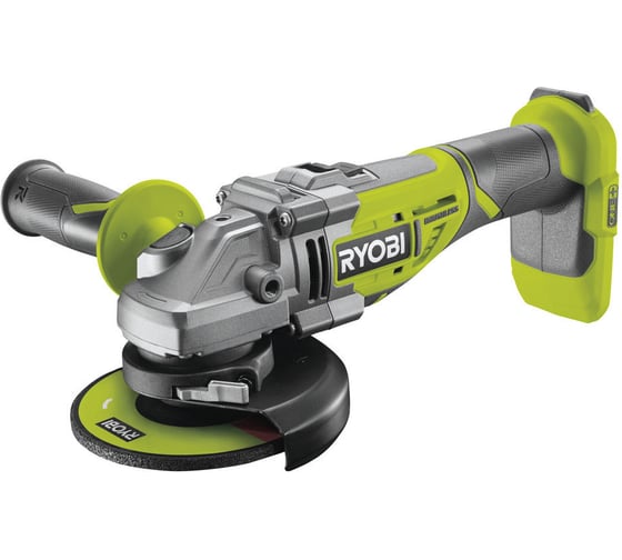 Углошлифмашина бесщеточная Ryobi ONE+ R18AG7-0 без аккумулятора в комплекте 5133002852, 125 мм, 11000 об/мин детальное изображение - 10