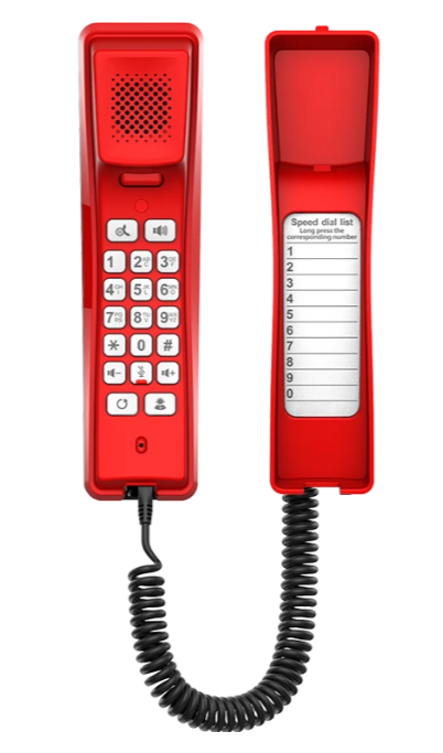 VoIP-телефон Fanvil (Linkvil) H2U, без блока питания, Красный детальное изображение - 2