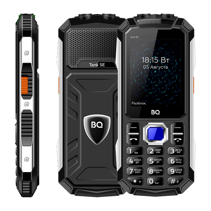 Мобильный телефон BQ 2432 Tank SE, 32 Мб, Черный, Dual mini-SIM №2