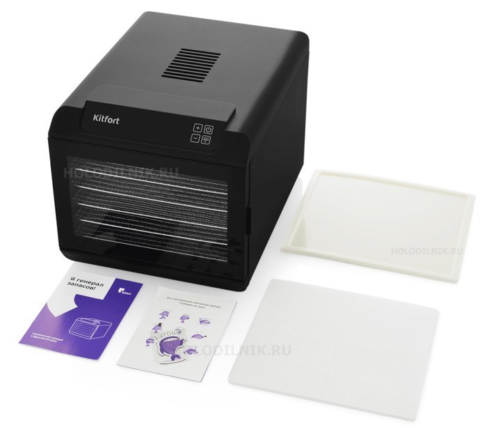 Сушилка для овощей Kitfort КТ-1904, 500 Вт, Черный №2