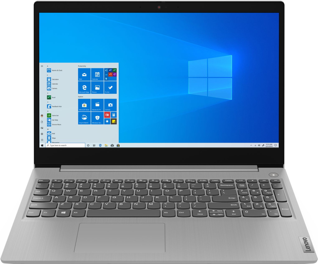 Ноутбук Lenovo IdeaPad 3 15IGL05, 81WQ0085RU, RAM 8 ГБ, SSD 256 ГБ, Серый детальное изображение - 1
