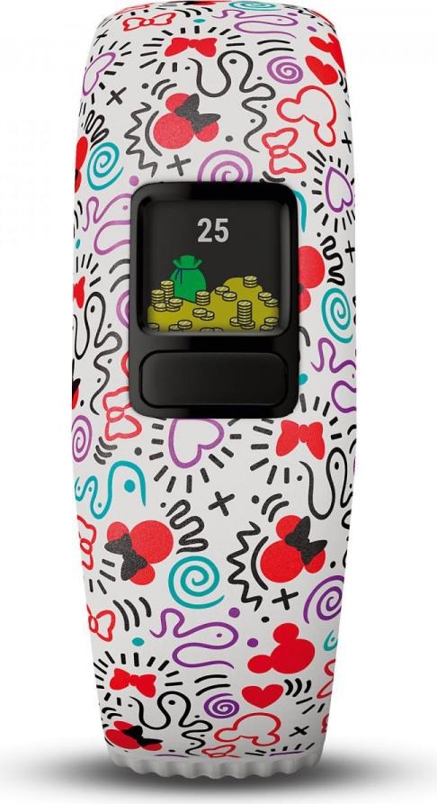 Фитнес-браслет детский Garmin Vivofit Jr 2, Minnie Mouse Band, 11 мм, Белый детальное изображение - 4