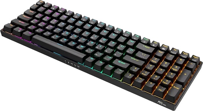Клавиатура Royal Kludge RK100, Red Switch, Черный №5